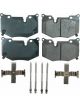 Power Stop Z17 Evolution Plus Brake Pads Set Ceramic Integrally Molded