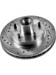 Power Stop Evolution Drilled and Slotted Brake Rotor For GM