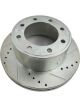Power Stop Evolution Drilled and Slotted Brake Rotor For Ford