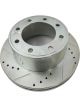 Power Stop Evolution Drilled and Slotted Brake Rotor For Ford