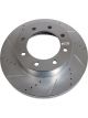 Power Stop Evolution Drilled and Slotted Brake Rotor For Ford