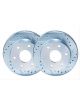 Power Stop Evolution Drilled and Slotted Brake Rotor For Ford