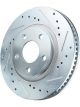 Power Stop Evolution Drilled and Slotted Brake Rotor