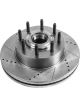 Power Stop Evolution Drilled and Slotted Brake Rotor