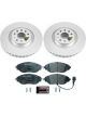 Power Stop Euro-Stop Brake Kit ECE-R90 Front For Audi Volkswagen