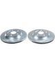 Power Stop Evolution Drilled and Slotted Brake Rotor Disc Brake Set
