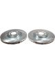 Power Stop Evolution Drilled and Slotted Brake Rotor Disc Brake Set