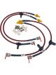 Hosetechnik Braided Brake Hose Kit Red