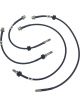 Hosetechnik Braided Brake Hose Kit Black