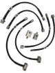 Hosetechnik Braided Brake Hose Kit Black