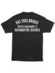Edelbrock Speed and Service T-Shirt Black Cotton Men's