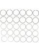 Perfect Circle Mahle Plasma-Moly Piston Ring 8-Cylinder Set