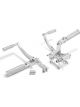 Attitude Billet Forward Control Polished 4in Street Glide 09-20