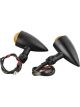 Attitude Universal Turn Signal Indicator Retro LED Aluminium Black