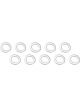 Wheel Lug Nut Washers Chrome Mag Wheel Lug Nut Washers Set of 10