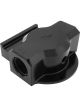 RTS Remote Oil Filter Head 3/4''-16 Thread AN12 ORB Ports Black
