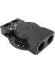 RTS Remote Oil Filter Head 13/16''-16 Thread AN12 ORB Ports Black