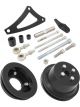 Proflow V Belt Drive & Alternator Bracket Kit Black