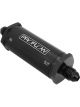 Proflow Inline Billet Oil Filter 30 Micron AN4 Male Threads Black