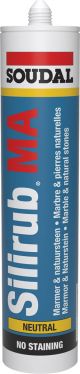 Soudal Silirub MA Silicone Sealant Black 310ml