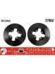 2 x TRW Disc Brake Rotors 250mm