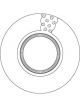 TRW Disc Brake Rotor (Single) 377mm