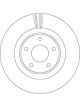TRW Disc Brake Rotor (Single) 320mm