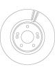 TRW Disc Brake Rotor (Single) 305mm