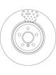TRW Disc Brake Rotor (Single) 370mm