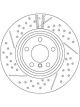 TRW Disc Brake Rotor (Single) 345mm