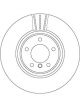 TRW Disc Brake Rotor (Single) 338mm
