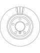 TRW Disc Brake Rotor (Single) 330mm