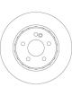 TRW Disc Brake Rotor (Single) 300mm