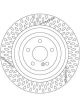 TRW Disc Brake Rotor (Single) 360mm