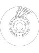 TRW Disc Brake Rotor (Single) 348mm
