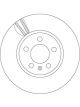 2 x TRW Disc Brake Rotors 276mm