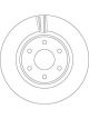 TRW Disc Brake Rotor (Single) 296mm
