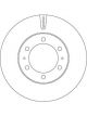 TRW Disc Brake Rotor (Single) 318mm