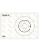 TRW Disc Brake Rotor (Single) 257mm