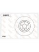 TRW Disc Brake Rotor (Single) 322mm