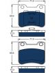 TRW Electric Blue Brake Pads