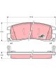 TRW DTEC Brake Pads