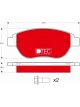 TRW DTEC Brake Pads