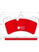 TRW DTEC Brake Pads