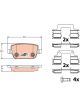 TRW DTEC Brake Pads