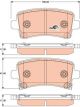 TRW DTEC Brake Pads