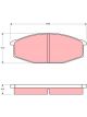 TRW DTEC Brake Pads