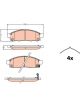TRW Brake Pads
