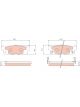 TRW DTEC Brake Pads