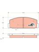 TRW DTEC Brake Pads